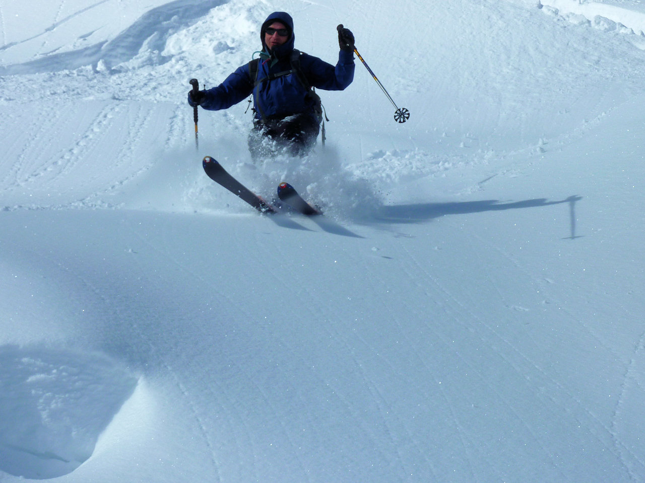 #7 Berny à l Berny à l'attaque : Grosse poudre dans cette première descente.