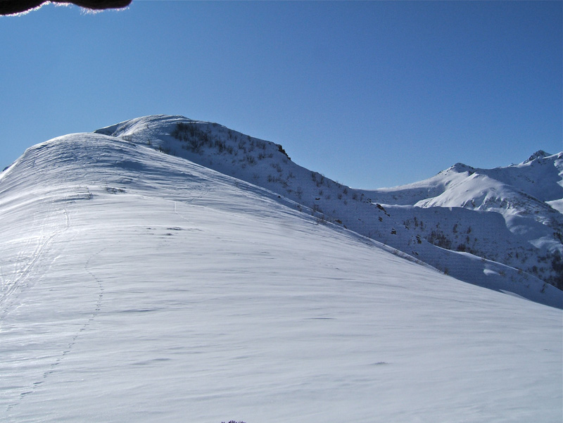#4 Baussetti : La crête qui amène au sommet. Baussetti : La crête qui amène au sommet.