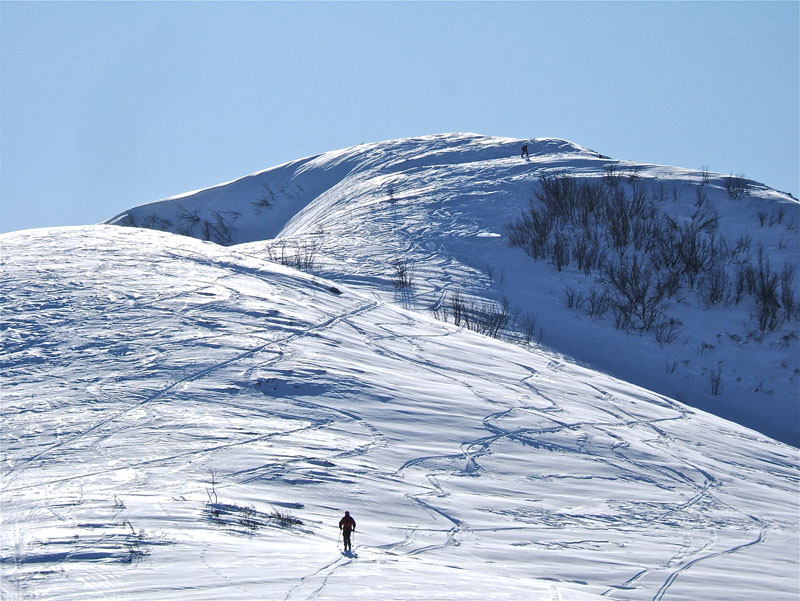 #7 Baussetti : Beaucoup de vieilles traces gène une bonne descente. Baussetti : Beaucoup de vieilles traces gène une bonne descente.
