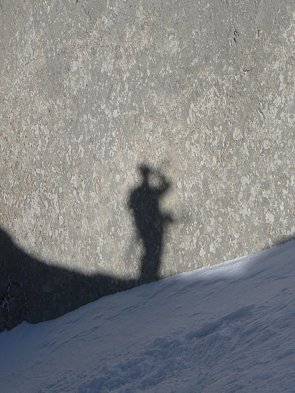 Coillu à Bordel : L'ombre d'un grimpeur