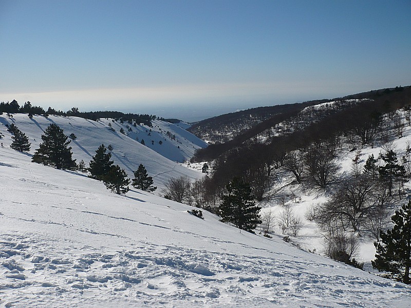 #4 Combe de la Grave : Une combe sympa que l Combe de la Grave : Une combe sympa que l'on peut redescendre d'entrée en partant de chalet Reynard... Mais ce jour ça n'avait pas l'air exceptionnel.