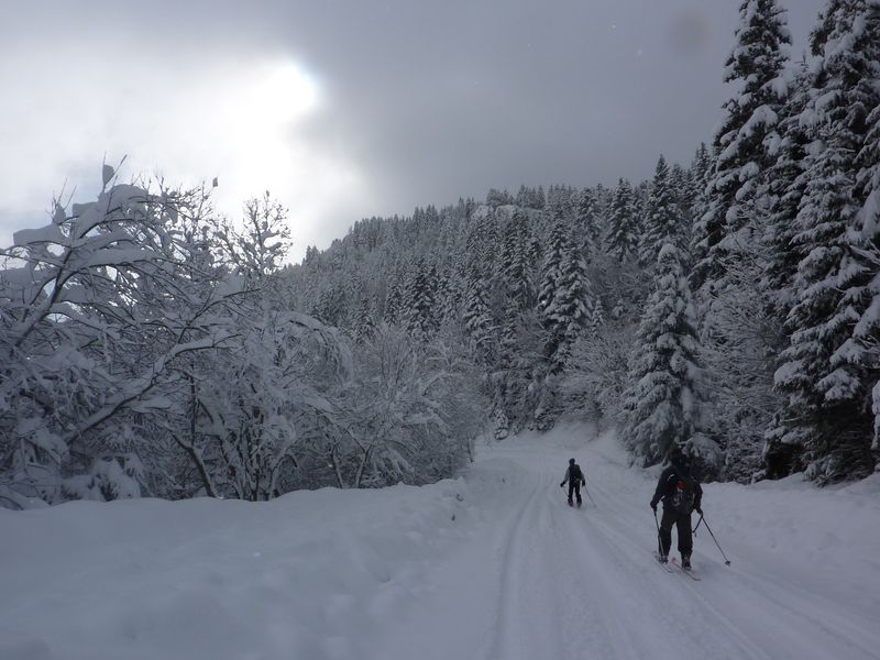 #4 Etat de la route au retour : Ça passe bien... en ski ! Etat de la route au retour : Ça passe bien... en ski !