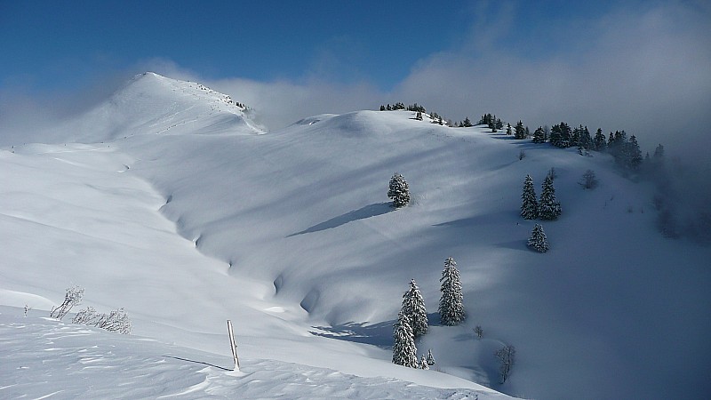 #9 Le sommet du jour : A la descente : beau temps maintenant ! Le sommet du jour : A la descente : beau temps maintenant !