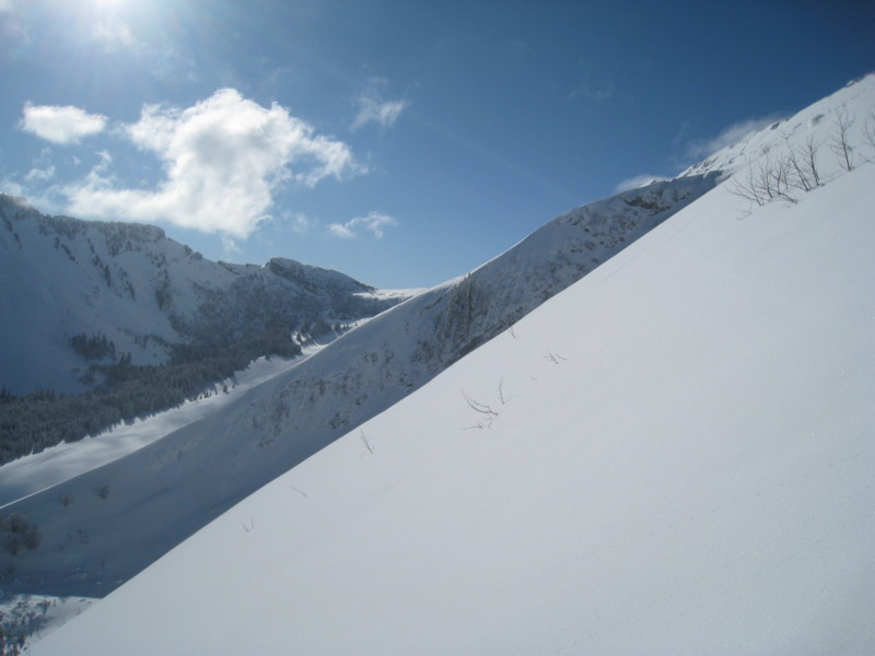 #5 Combe aux Chevaux : ça chauffe dans les pentes E avec ce beau soleil! Combe aux Chevaux : ça chauffe dans les pentes E avec ce beau soleil!