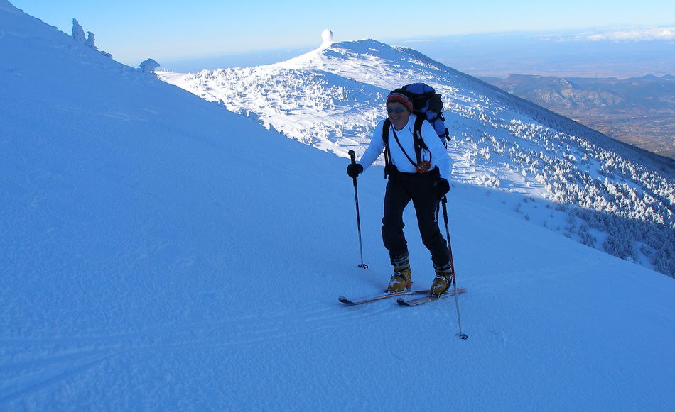 #2 Première montée du jour : Santa sur le versant nord Première montée du jour : Santa sur le versant nord