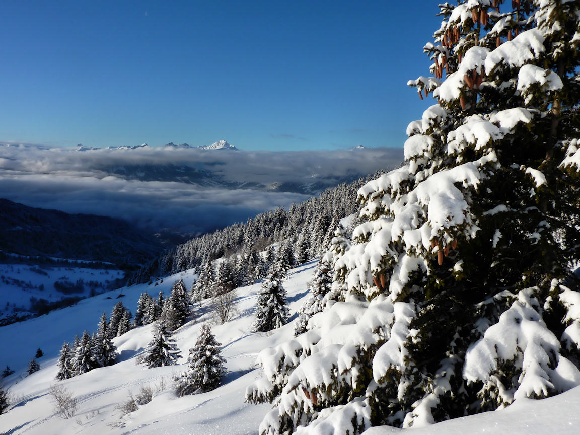 #2 Mer de nuage : Les stratus trainent sur les vallées. Mer de nuage : Les stratus trainent sur les vallées.