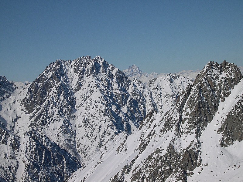 #6 Cime du mercantour : Mont Matto et Viso au fond Cime du mercantour : Mont Matto et Viso au fond
