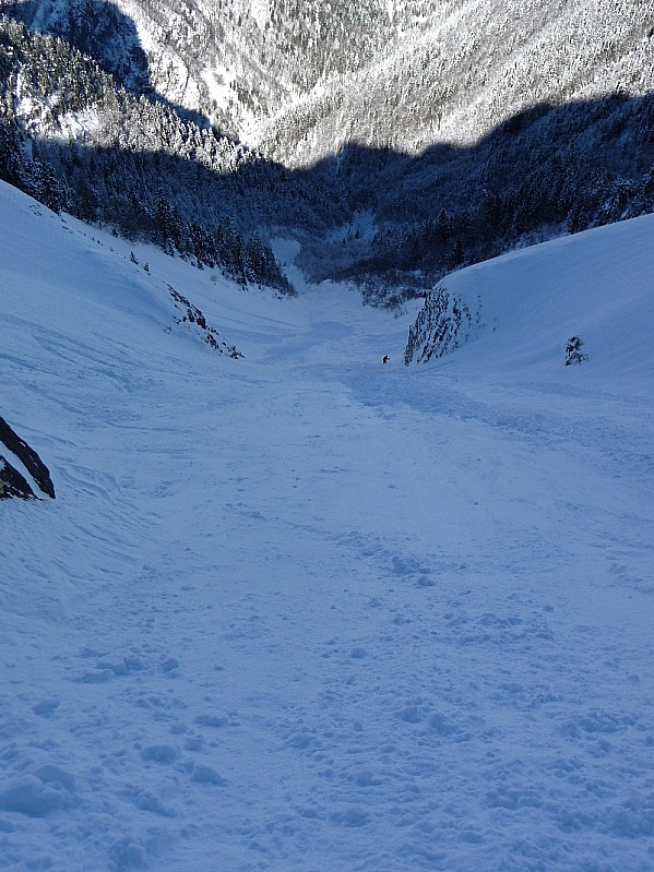 #9 col d col d'Armenaz couloir Nord : dans le tracé principal du ruisseau de chavatin
