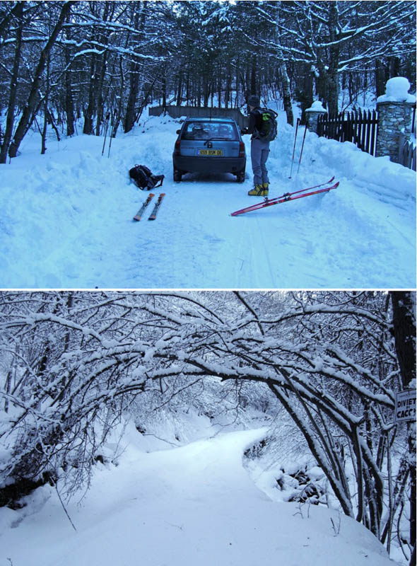 #17 Carmo : Pas mal de neige, vue l Carmo : Pas mal de neige, vue l'altitude.