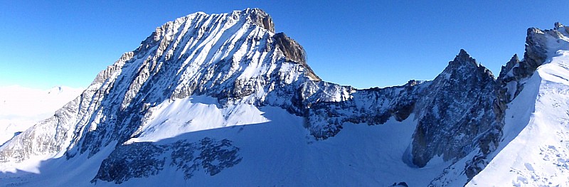 #4 en arrivant au col : splendide vue sur la face nord de la dent en arrivant au col : splendide vue sur la face nord de la dent