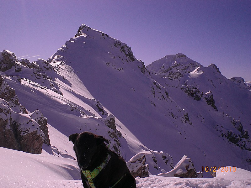 #2 Cime Mélézin : Depuis la cime, de G à D : Petit Puy, Peyre Eyraute, Pic Jean Rey. Cime Mélézin : Depuis la cime, de G à D : Petit Puy, Peyre Eyraute, Pic Jean Rey.