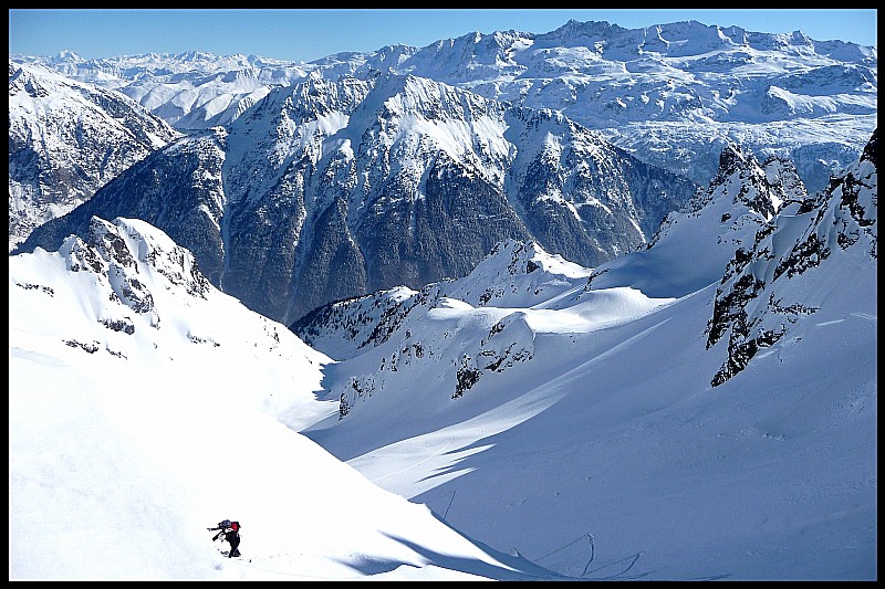 #8 L L'arrivée de JP au col sur font de Rissiou et Grandes-Rousses ...