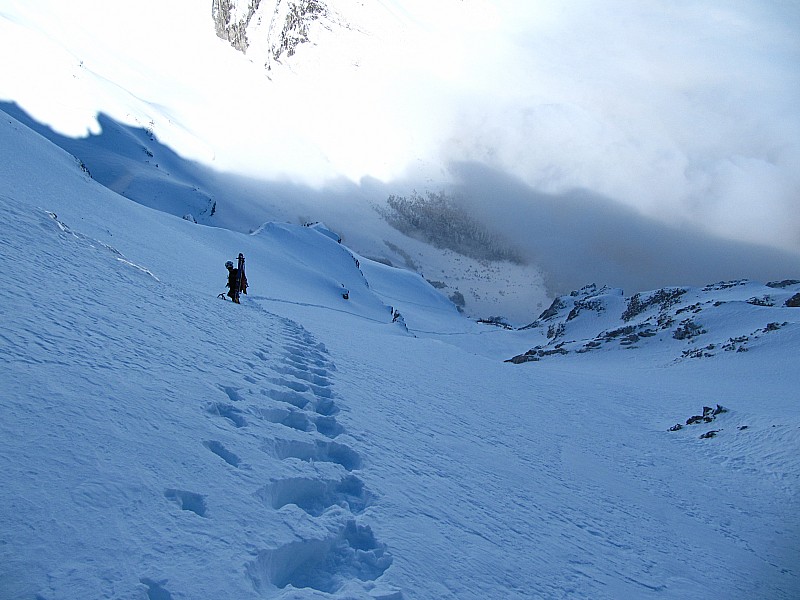 #11 pente suspendue du haut : belle neige mais ce sera pas grandes courbes pente suspendue du haut : belle neige mais ce sera pas grandes courbes