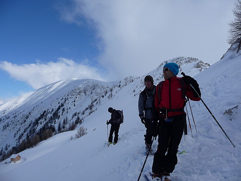 #10 Montagne de boule : Sous boule, prêt pour la descente versant nord Montagne de boule : Sous boule, prêt pour la descente versant nord