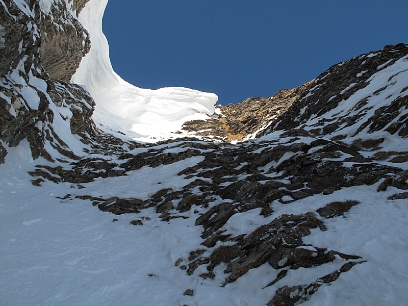 #3 Couloir du Chien : Corniche du sommet Couloir du Chien : Corniche du sommet