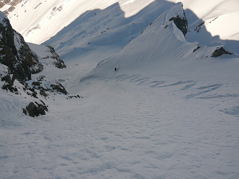 #4 Couloir Combaz : Sous le ressaut, neige excellente Couloir Combaz : Sous le ressaut, neige excellente