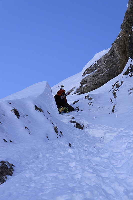 #7 Partie raide du couloir : Guillaume en découd avec la partie la plus raide Partie raide du couloir : Guillaume en découd avec la partie la plus raide