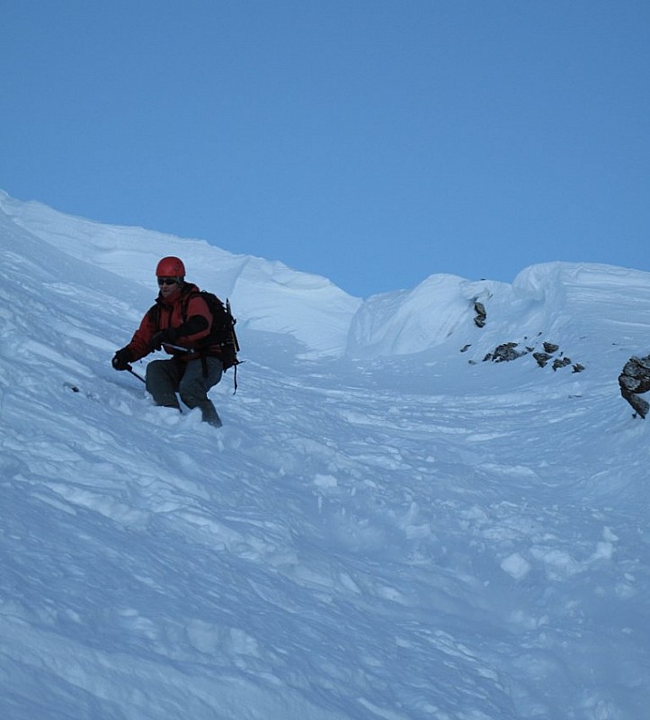 #2 Combaz : Dani dans le début (raide) du couloir Combaz : Dani dans le début (raide) du couloir