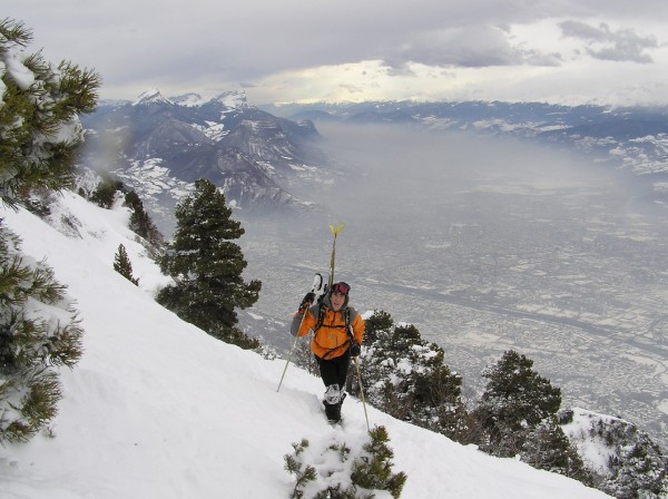 #3 Remontée Face Est : Super vue ce jour, Grenoble enneigé c Remontée Face Est : Super vue ce jour, Grenoble enneigé c'est rare et c'est plus joli!