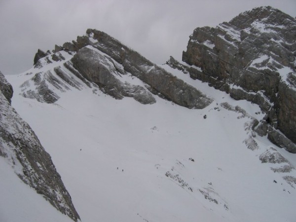#1 Trou de la Mouche : Le Trou de la Mouche et le premier couloir skié Trou de la Mouche : Le Trou de la Mouche et le premier couloir skié