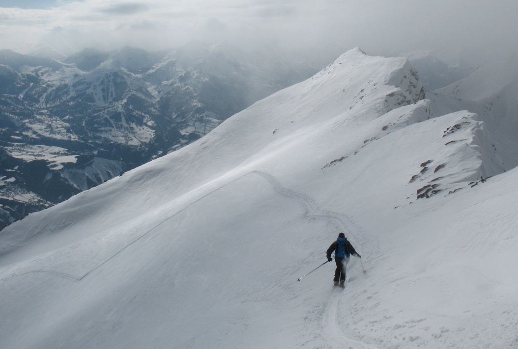#11 L L'arête sommitale : A la descente