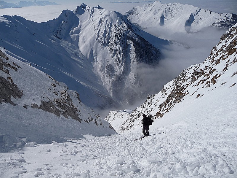 #4 couloir : dans la partie supérieure :c couloir : dans la partie supérieure :c'est encore moins raide