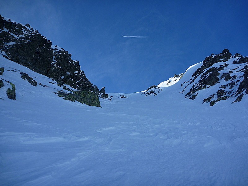 pointe du sciallet : haut du couloir