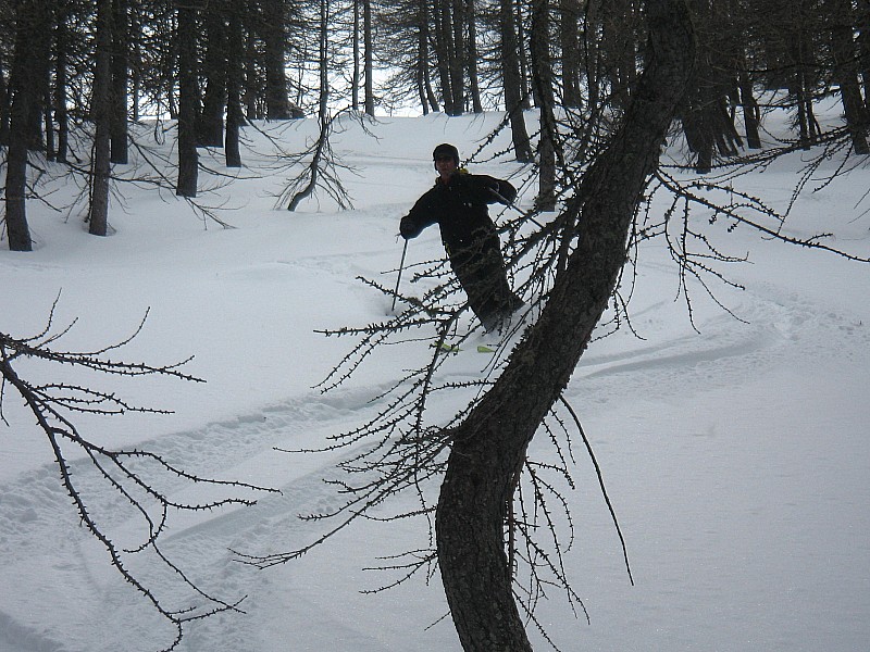 #5 Du bon ski : sous la baisse de Peyrefique. Du bon ski : sous la baisse de Peyrefique.