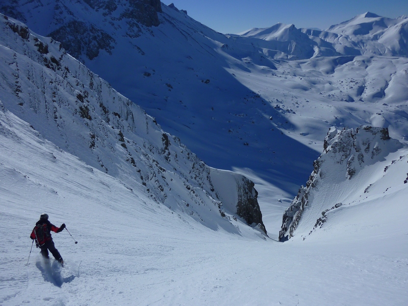 #15 Couloir W Pellard : Brize file vers l Couloir W Pellard : Brize file vers l'entonnoir