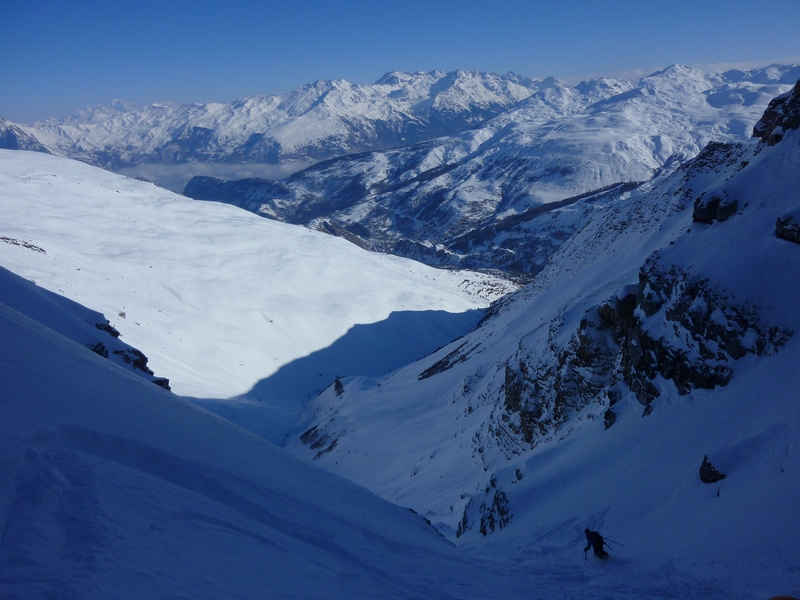 #9 Couloir NE Ratissière : ski sur Valloire Couloir NE Ratissière : ski sur Valloire