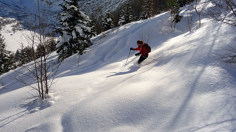 #4 pur bonheur : descente en direction des chalets de Miage pur bonheur : descente en direction des chalets de Miage