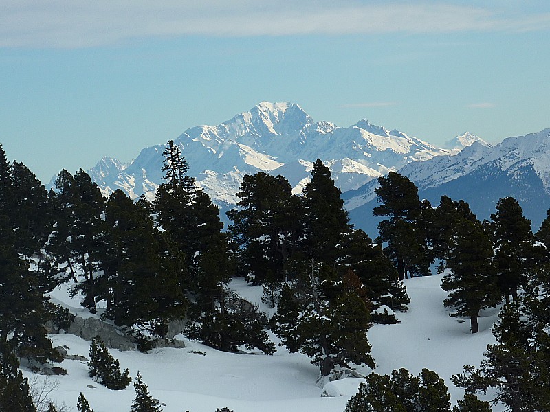 #2 Pinet : Le Mont Blanc illuminé ...vu de la Croix de l Pinet : Le Mont Blanc illuminé ...vu de la Croix de l'Alpe