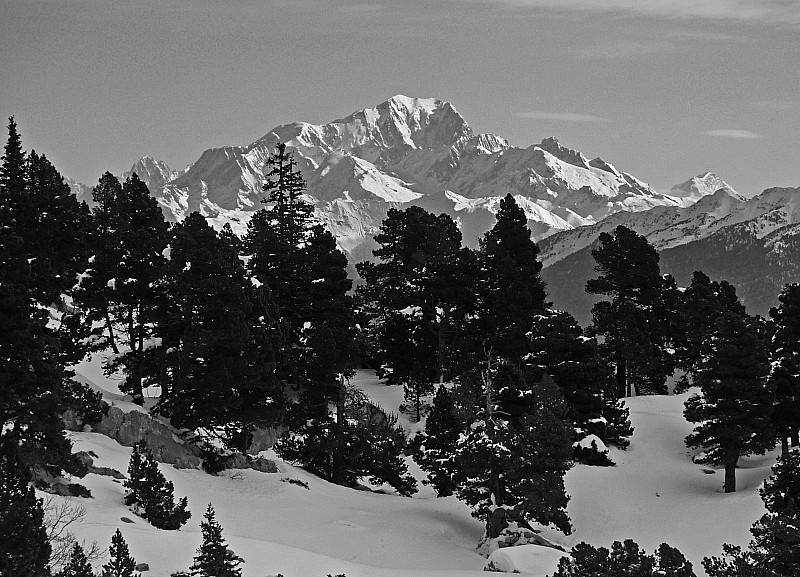 #10 Pinet 160210 : Le Mont Blanc depuis la croix de l Pinet 160210 : Le Mont Blanc depuis la croix de l'Alpe