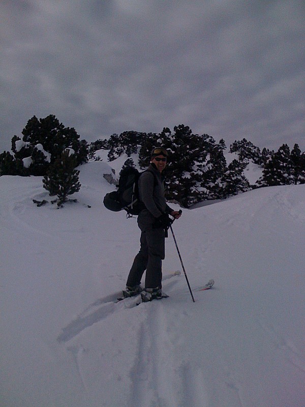#3 Sous la croix de l Sous la croix de l'Alpe : Quelques dizaines de mètres sous la Croix, la neige est excellente.