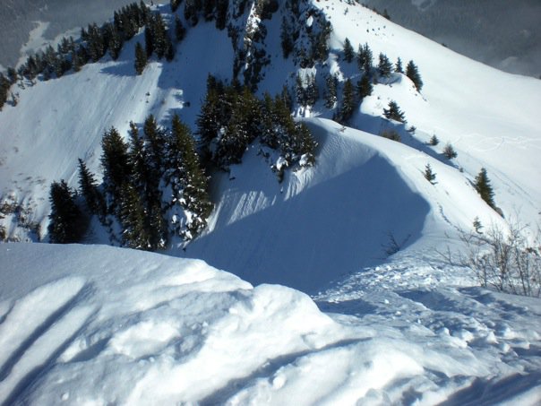 #5 Départ du couloir NNW : Départ à 45° Départ du couloir NNW : Départ à 45°
