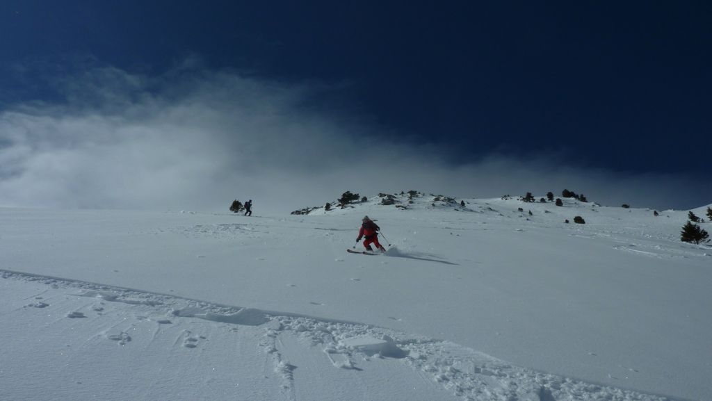#9 Delle : dans le meme type de neige, Delle s Delle : dans le meme type de neige, Delle s'en sort bien avec ses allumettes à 62 au patin !!