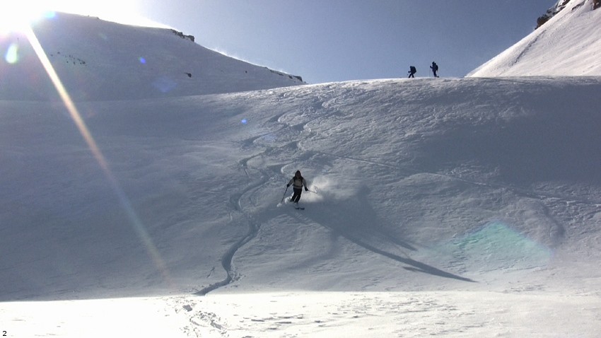 Bonne poudre sous le col