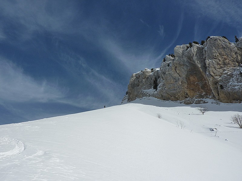 #3 Pas du Loup : Beux contrastes : neige, ciel, pente ... Pas du Loup : Beux contrastes : neige, ciel, pente ...