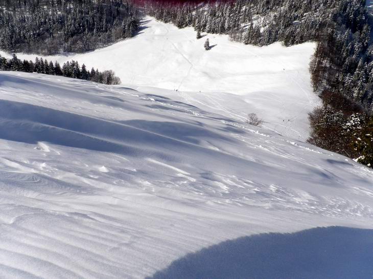 #3 Prairie col de la Ruchère : Grooosses vagues sculptées par le vent! Prairie col de la Ruchère : Grooosses vagues sculptées par le vent!