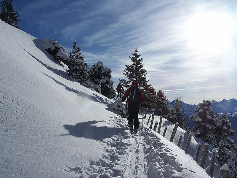 #3 Lance de Malissard : Aavnt de basculer sur le couloir Virgule à la sorite du l Lance de Malissard : Aavnt de basculer sur le couloir Virgule à la sorite du l'Aulp du Seuil.