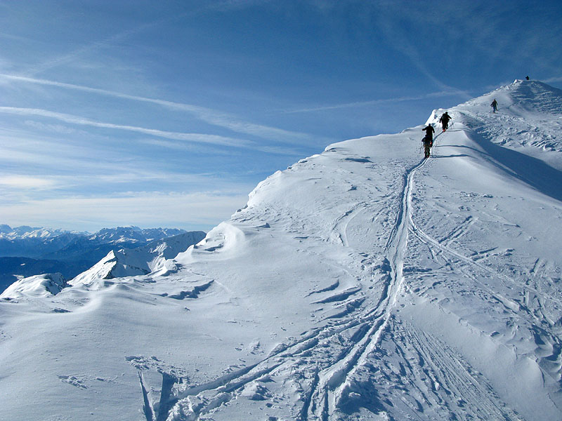 La crête sommitale