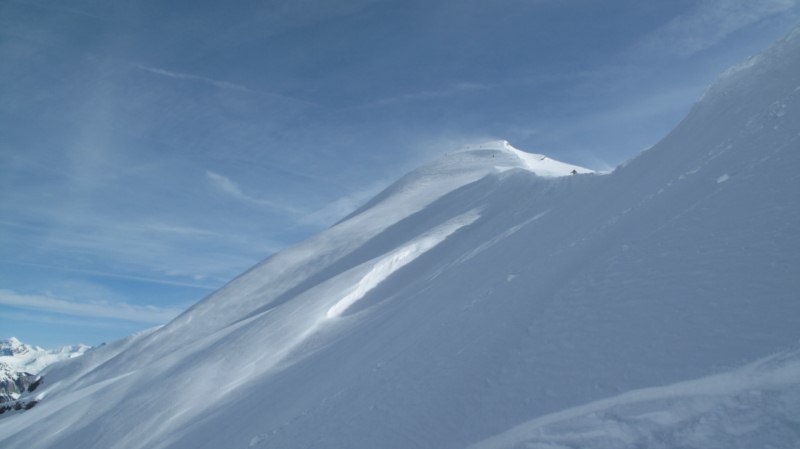 #3 Sous le col de Doran : L Sous le col de Doran : L'arête terminale en enfilade