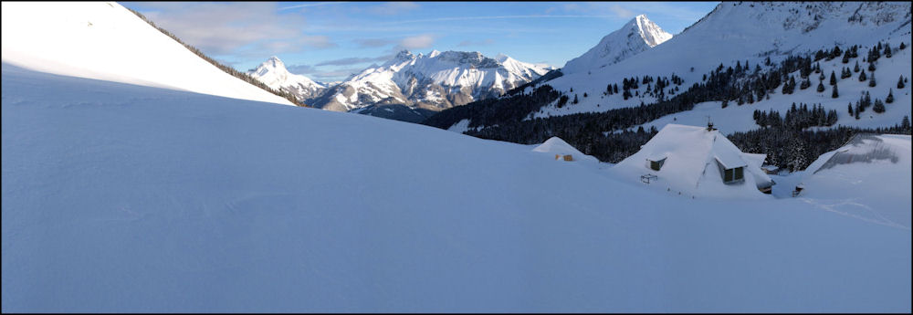 #6 Chalets des arbets 2 : avant la longue glissade sans virage. Chalets des arbets 2 : avant la longue glissade sans virage.