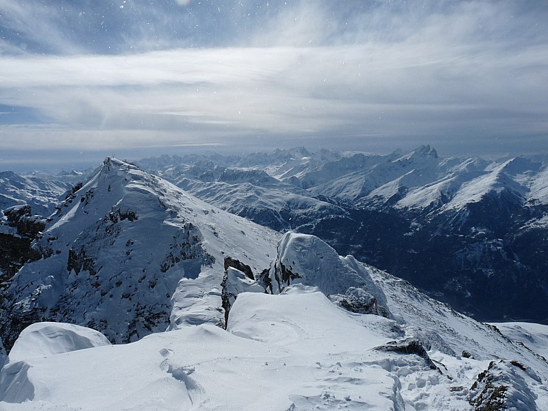 #24 La vue au sud : Au premier plan, "Croix du Mont Bréquin" La vue au sud : Au premier plan, "Croix du Mont Bréquin"