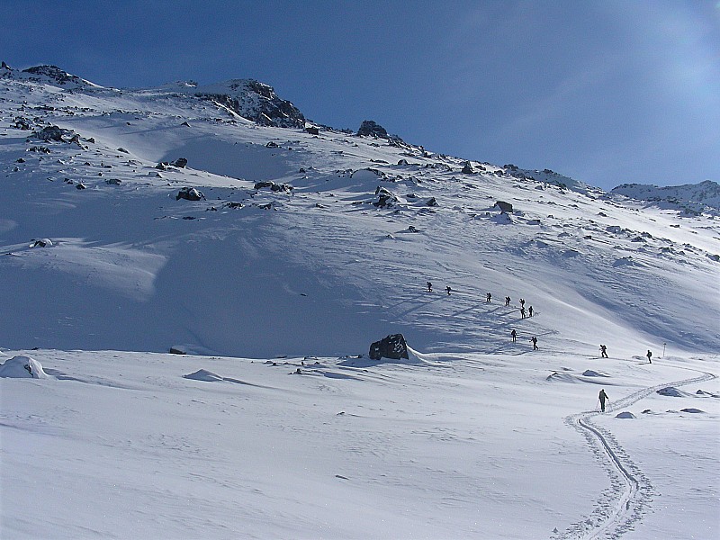 #5 Vers le col de vallee etroite : Sommet... toujours loin... Vers le col de vallee etroite : Sommet... toujours loin...