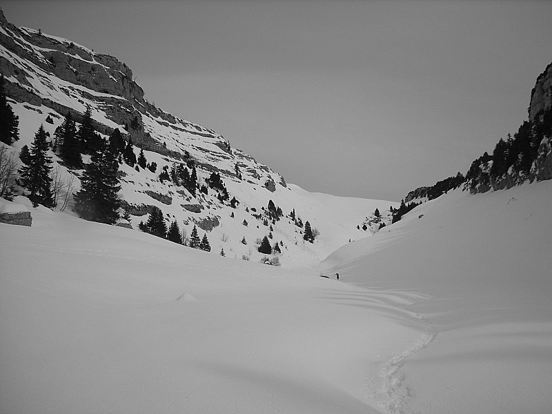 #2 vers le col de l vers le col de l'Alpe : vallon très bien enneigé