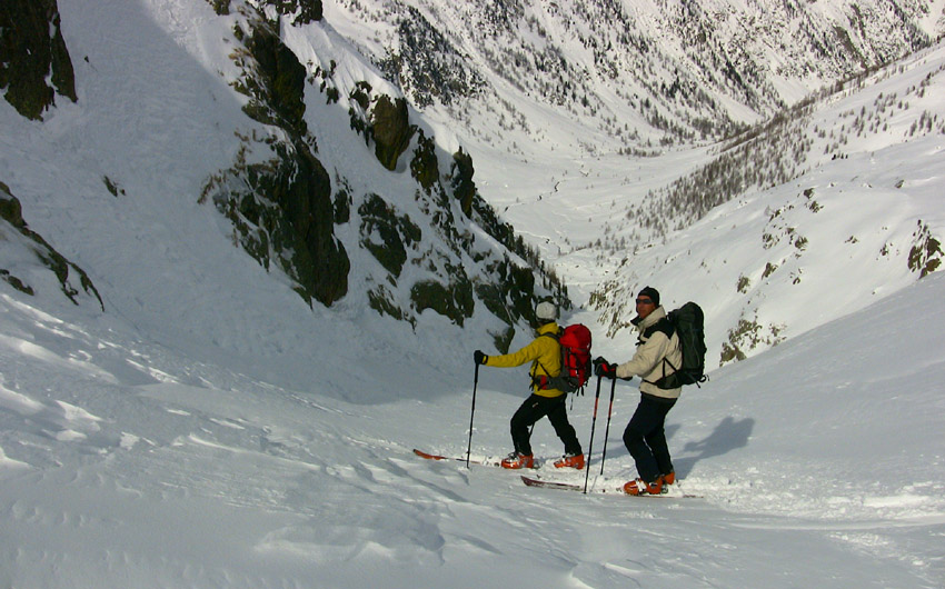 C'est partit pour la partie la plus intéressante de la Balme Guillié