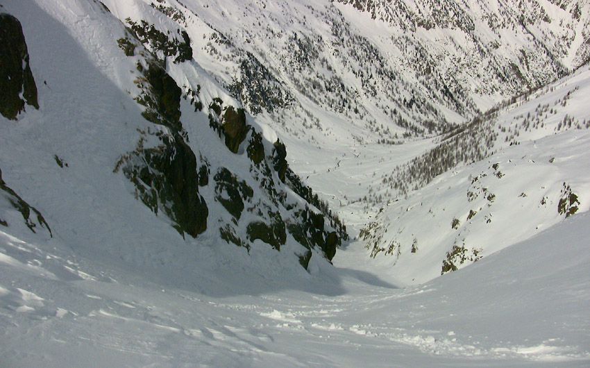 Le vallon de la Balme Guillié se resserre, belle ambiance