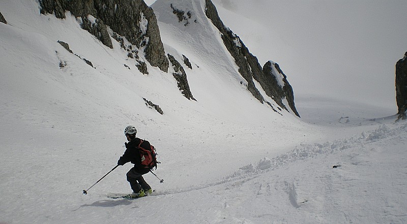 Le bas du couloir E : déjà la fin !