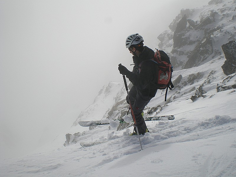 Départ couloir E : dans le nuage, pas de bol !